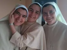 Sister Isabela, Sister Roziane, and Sister Mariana Guimaraes.