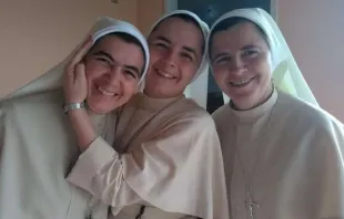 Sister Isabela, Sister Roziane, and Sister Mariana Guimaraes. Sr. Roziane Guimaraes