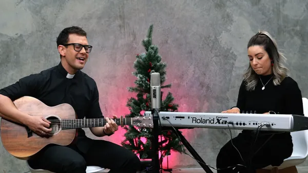 Father Rob Galea takes part in UST MAX Studios Great, Big Christmas Show. UST MAX Studios