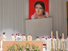 The beatification of Pauline Jaricot in Lyon, France, on May 22, 2022.