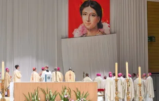 The beatification of Pauline Jaricot in Lyon, France, on May 22, 2022. Twitter @@diocesedelyon.
