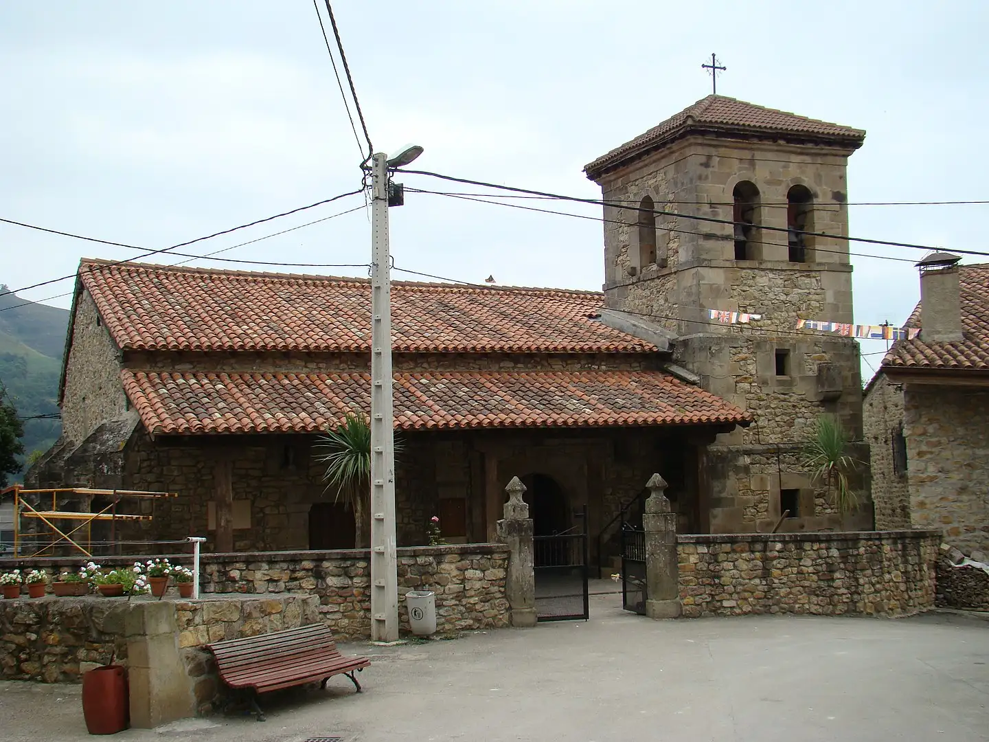 Parish Church of San Sebastián de Garabandal (Spain).