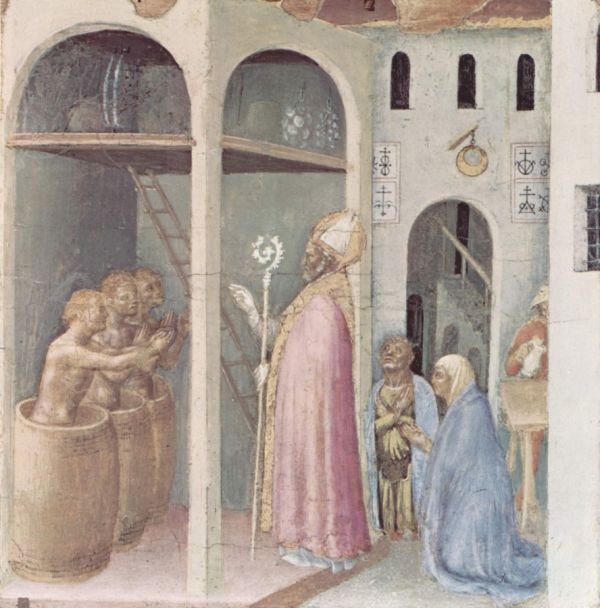 Painting by Gentile da Fabriano, who lived in Italy from c. 1370 to 1427. Public Domain.
