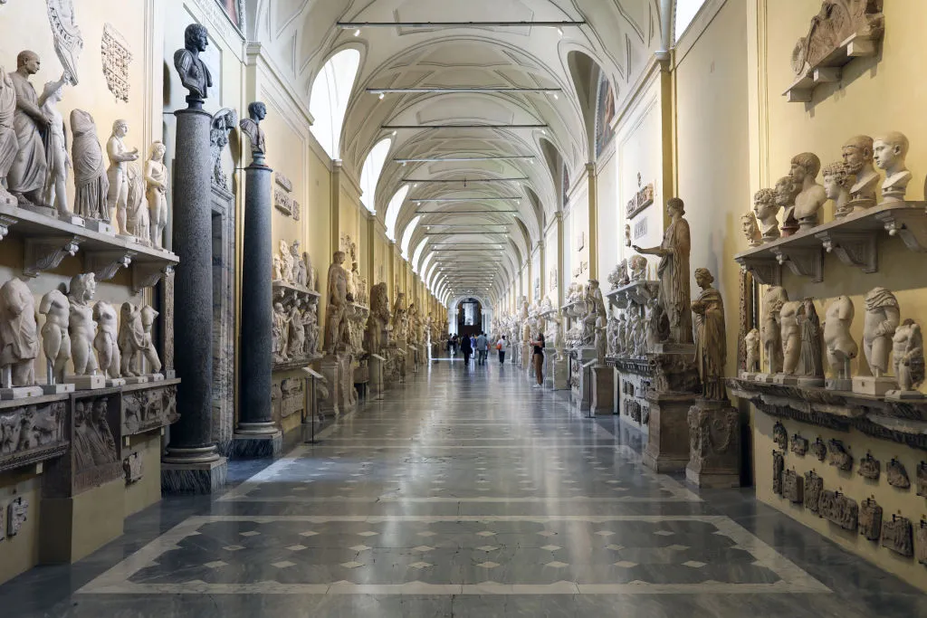 The sculptures of the Chiaramonte Gallery in the Vatican Museums on June 8, 2020, in Vatican City.?w=200&h=150