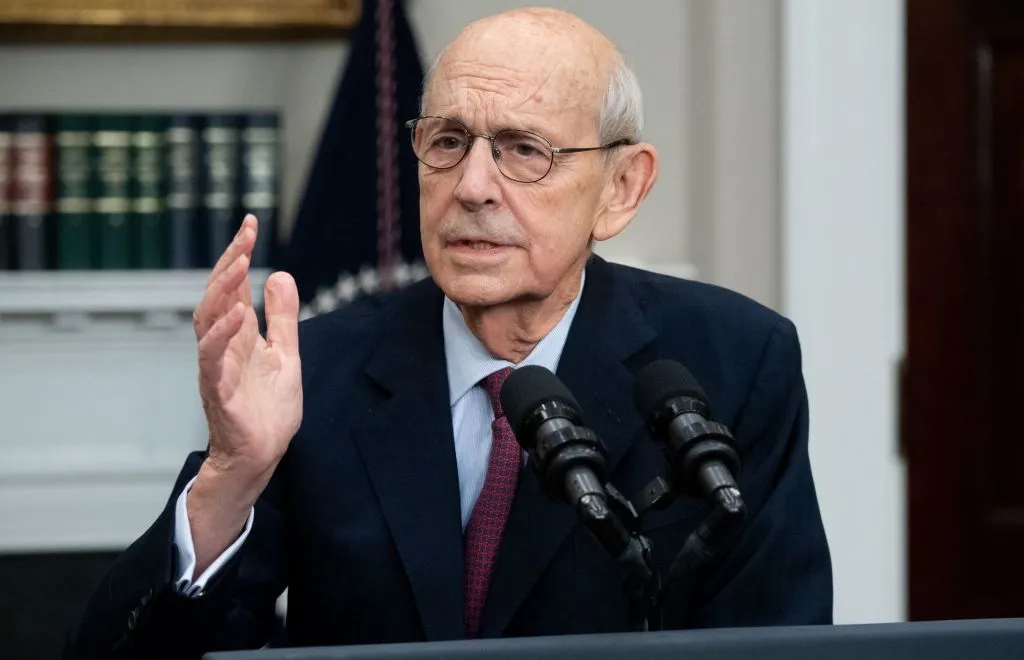 US Supreme Court Justice Stephen Breyer announces his retirement in the Roosevelt Room of the White House, in Washington, DC, Jan. 27, 2022.?w=200&h=150