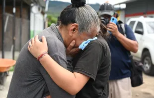 Relatives of inmates of the Women's Center for Social Adaptation (CEFAS) prison cry outside the detention center after a fire following a brawl between inmates in Tamara, some 25 kilometers from Tegucigalpa, Honduras, on June 20, 2023. Credit: Photo by ORLANDO SIERRA/AFP via Getty Images