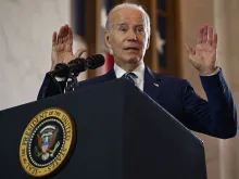 President Joe Biden speaks about the economy at the Old Post Office in Chicago on June 28, 2023.