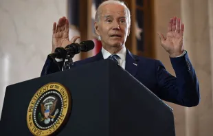President Joe Biden speaks about the economy at the Old Post Office in Chicago on June 28, 2023. Credit: ANDREW CABALLERO-REYNOLDS/AFP via Getty Images