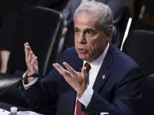 Department of Justice Inspector General Michael Horowitz speaks during a Senate Judiciary hearing on Capitol Hill on Sept. 15, 2021, in Washington, D.C.