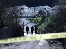 FBI agents arrive at a farm on Jan. 24, 2023, where a mass shooting occurred in Half Moon Bay, California, the day before. Seven people were killed at two separate farm locations that were only a few miles apart. The suspect, Chunli Zhao, was taken into custody a few hours later without incident.