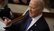 U.S. President Joe Biden delivers his State of the Union address during a joint meeting of Congress in the House Chamber of the U.S. Capitol on Feb. 7, 2023, in Washington, D.C. The speech marks Biden's first address to the new Republican-controlled House.