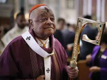 Cardinal Wilton Gregory, archbishop of Washington, leads the recession of the Mass on Ash Wednesday at the Cathedral of St. Matthew the Apostle on Feb. 22, 2023, in Washington, D.C.
