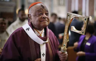 Cardinal Wilton Gregory, archbishop of Washington, leads the recession of the Mass on Ash Wednesday at the Cathedral of St. Matthew the Apostle on Feb. 22, 2023, in Washington, D.C. Credit: Chip Somodevilla/Getty Images
