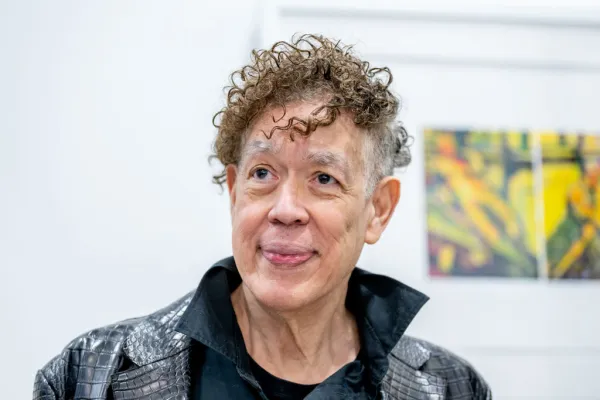 Andres Serrano in New York City on April 22, 2023. Credit: Roy Rochlin/Getty Images