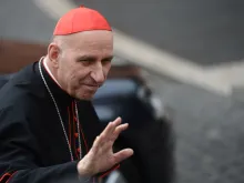 Italian Cardinal Severino Poletto arrives at a pre-conclave meeting on March 9, 2013, at the Vatican. The cardinal passed away on Dec. 17, 2022, at the age of 89.