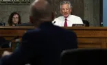 U.S. Sen. Tommy Tuberville, R-Alabama, speaks during a hearing to examine the nomination of USAF General David Allvin for reappointment to the grade of general and to be Chief of Staff of the Air Force on Sept. 12, 2023 at Dirksen Senate Office Building on Capitol Hill in Washington, D.C.