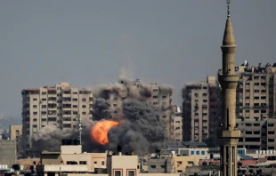 Israel unleashed an attack in the northern Gaza Strip on Oct. 12, 2023, in Gaza City, Gaza. Credit: Ahmad Hasaballah/Getty Images