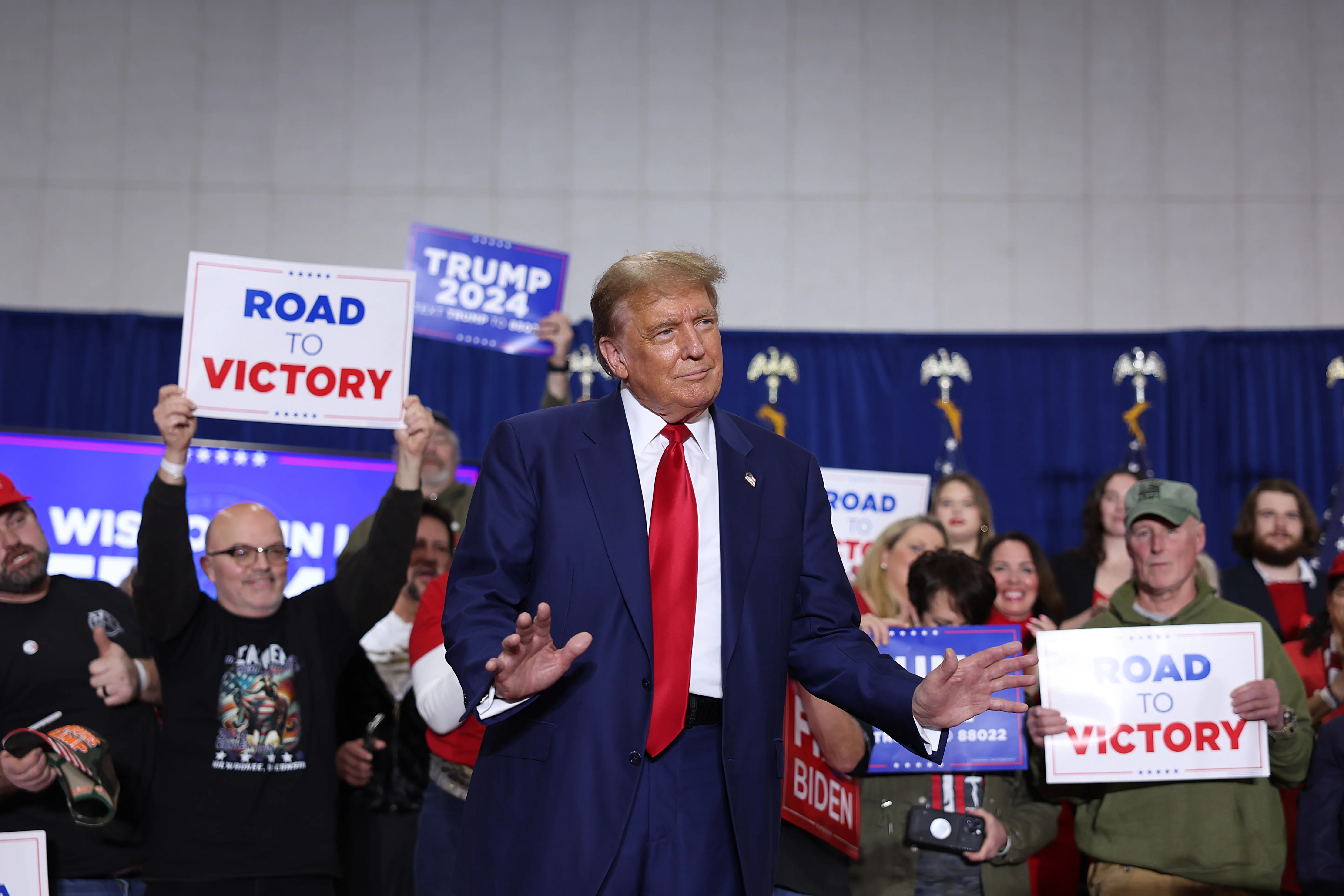 Former President Donald Trump arrives for a rally on April 2, 2024, in Green Bay, Wisconsin.?w=200&h=150