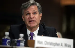 Christopher Wray at his confirmation hearing on July 12, 2017. Credit: Photo by Alex Wong/Getty Image