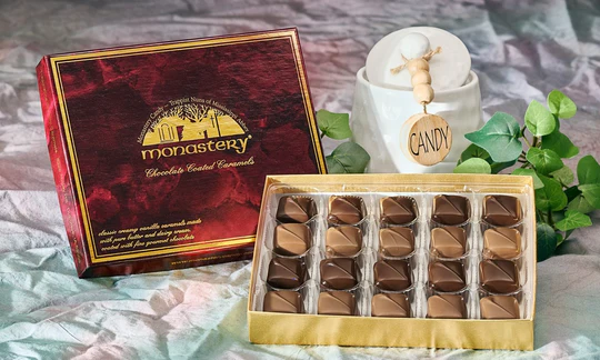 Chocolates by Monastery Candy.