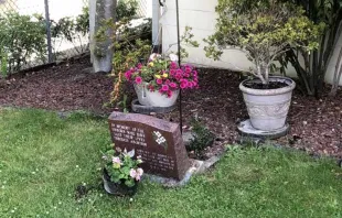 A pro-life memorial at St. Joseph's church in Port Moody, Canada, that was vandalized June 13, 2021. St. Joseph's Catholic Church.