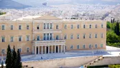 Greek Parliament Building in Athens, Greece.