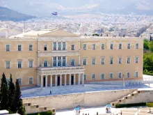 Greek Parliament Building in Athens, Greece.