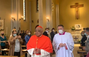 Cardinal Wilton Gregory takes possession of Immaculate Conception church in Rome, Sept. 27, 2021. Courtney Mares.