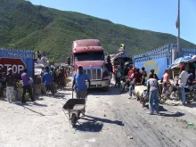 A border crossing between Haiti and the Dominican Republic near Jimaní in November 2014.