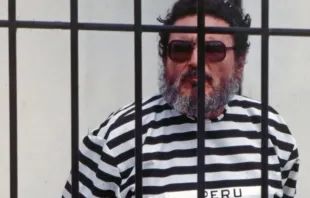 Abimael Guzmán after his capture in 1992. ANDINA