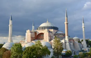 President Recep Erdogan in 2020 converted the former Byzantine church, the Hagia Sophia back into a mosque. Credit: Rodrigo Tetsuo Argenton, Wikimedia, CC BY-SA 3.0 DEED