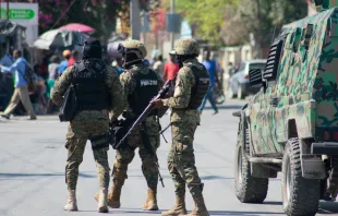Haitian police officers deploy in Port-au-Prince, Haiti, on March 9, 2024. Credit: CLARENS SIFFROY/AFP via Getty Images