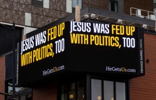 A He Gets Us ad in Washington, D.C. Credit: He Gets Us