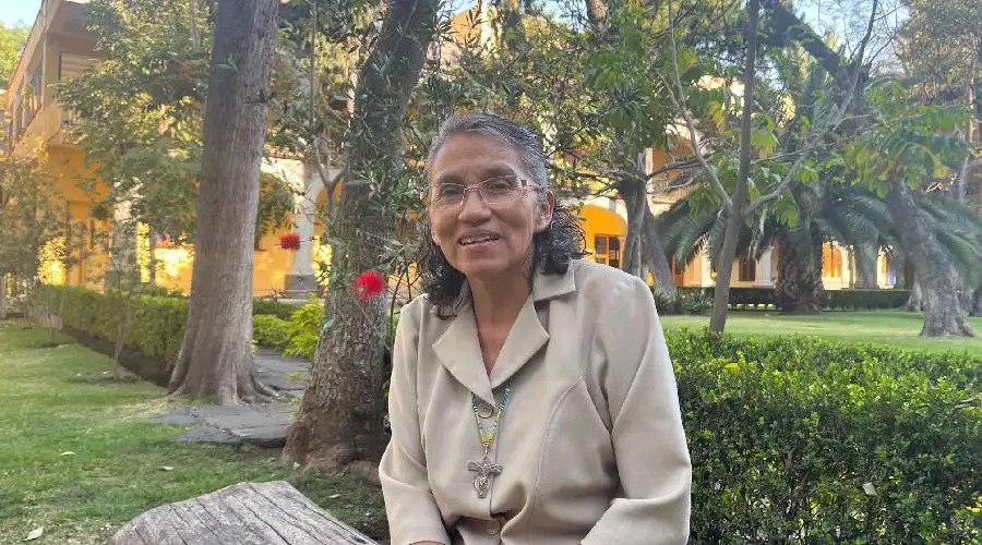 Sister María del Carmen Mexican Combonian missionary.