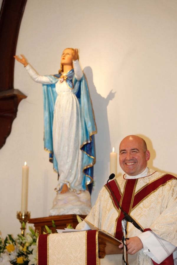 Father John Horgan in a 2011 file photo. Courtesy of The B.C. Catholic