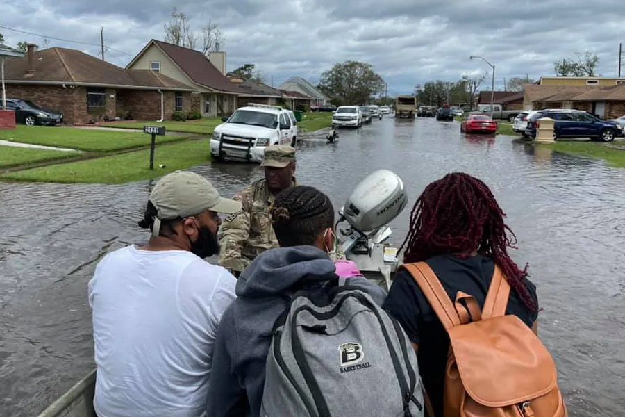 Louisiana National Guardsmen rescue people in LaPlace, Louisiana, in the aftermath of Hurricane Ida. More than 6,000 members of the National Guard from more than a dozen states were in Louisiana assisting state and federal partners with relief efforts.?w=200&h=150