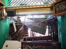 The second floor of St. Peter the Apostle Church in San José del Monte in the Philippines collapsed during Ash Wednesday Mass on Feb. 14, 2024.