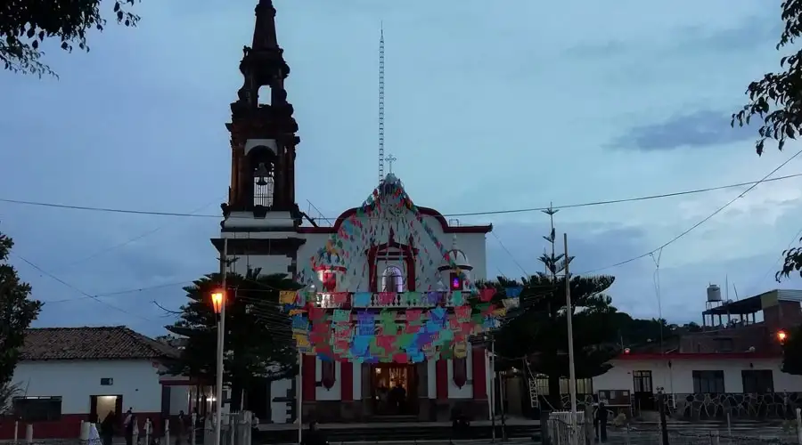 Santiago Apostle Parish in Tangamandapio, Mexico, was damaged by a 7.6-magnitude earthquake on Sept. 19, 2022. Photo credit: Facebook Apóstol Santiago, S. Tangamandapio