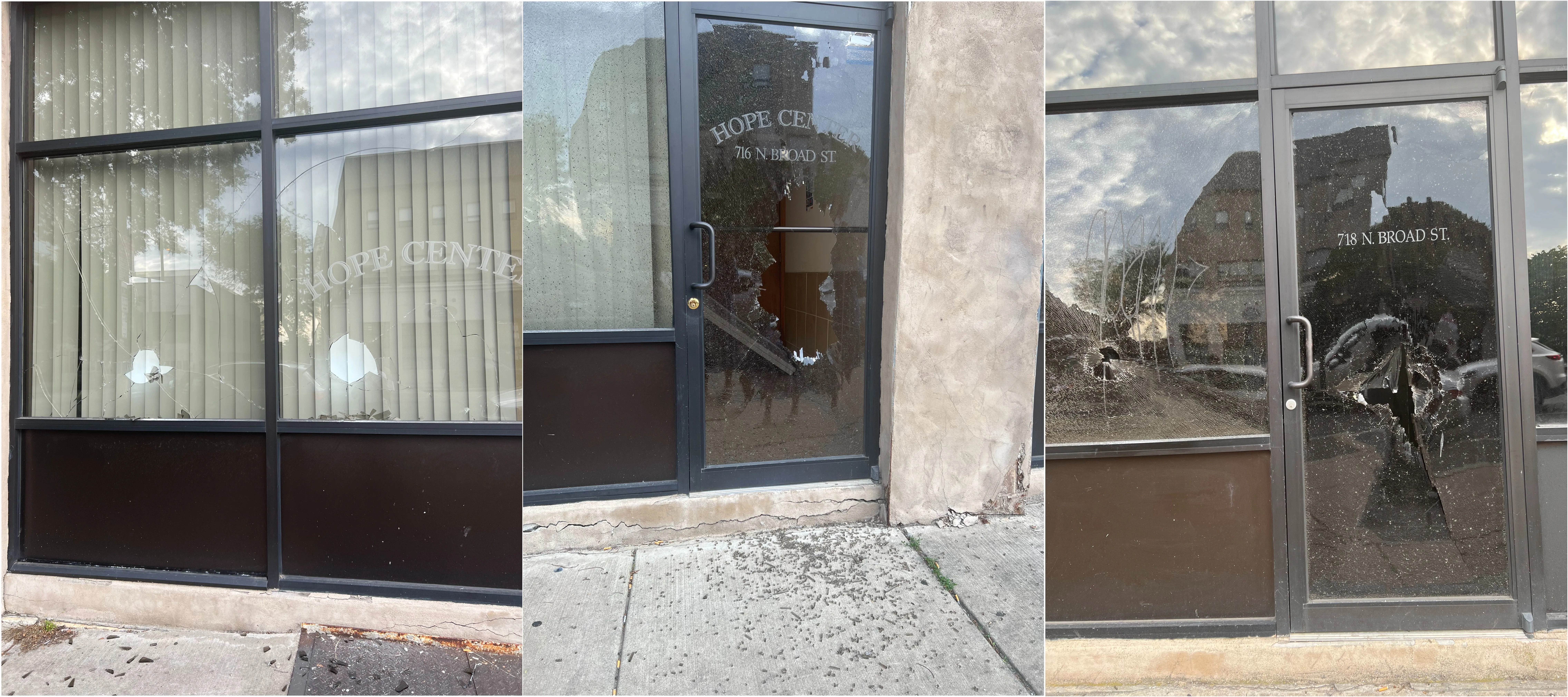 Hope Pregnancy Center in Philadelphia had four windows and three glass doors smashed sometimes between Friday, June 10 and Saturday, June 11, 2022.?w=200&h=150
