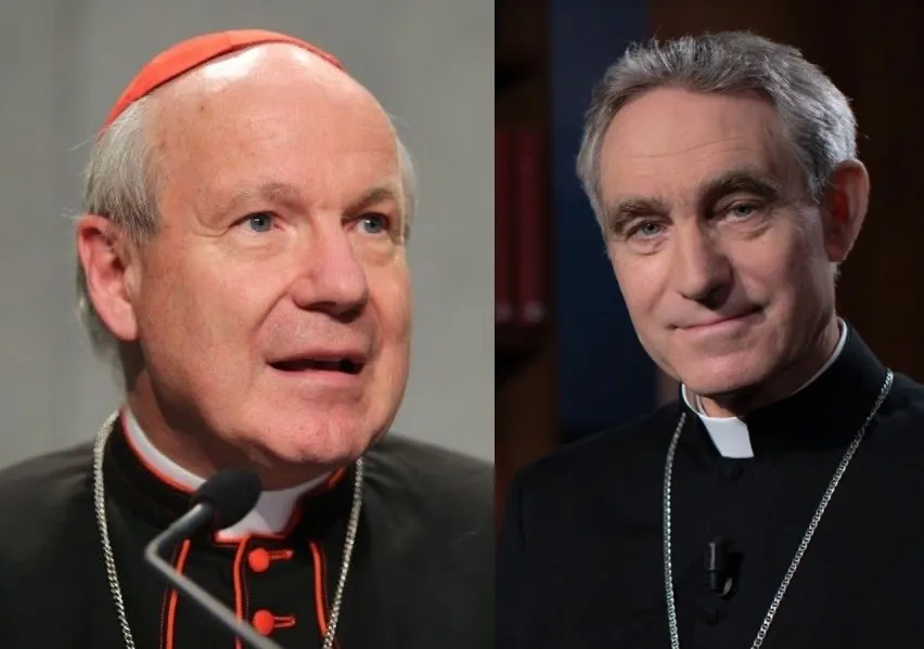 Austrian Cardinal Christoph Schönborn (left) and Archbishop Georg Gänswein, longtime personal secretary for Pope Benedict XVI.?w=200&h=150