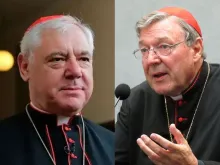 Cardinal Gerhard Ludwig Müller (left) and Cardinal George Pell