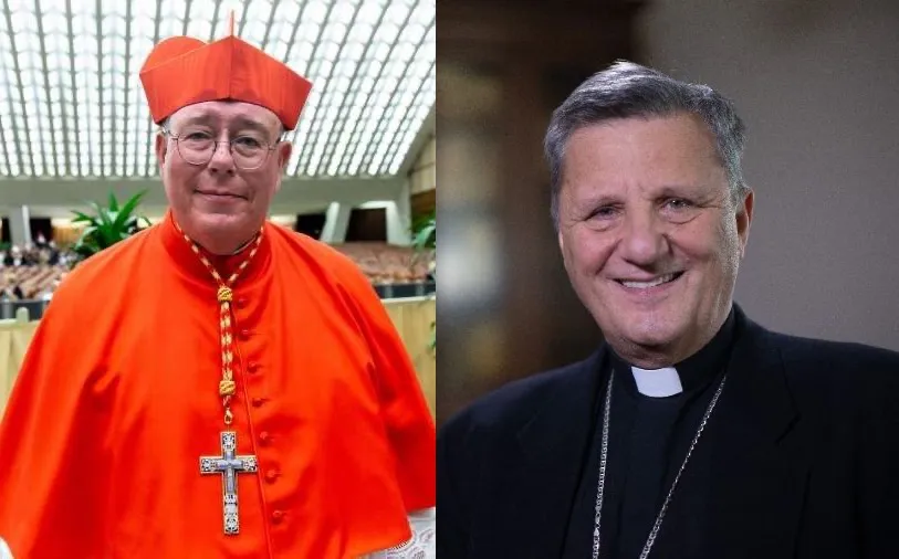 Cardinal Jean-Claude Hollerich, archbishop of Luxembourg, (left) and Cardinal Mario Grech, secretary general of the Synod of Bishops?w=200&h=150