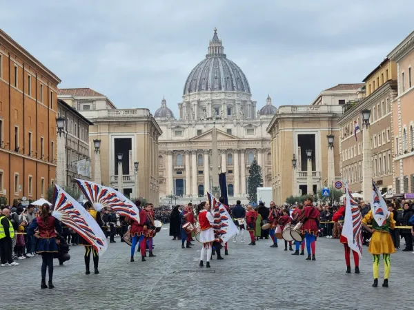 Celebrations for the Solemnity of the Epiphany outside of the Vatican on Jan. 6, 2023. Alexey Gotovsky/EWTN