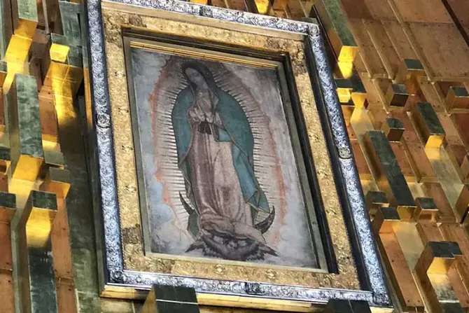 The Virgin of Guadalupe in the new Basilica