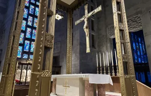 The high altar at the Cathedral of Mary Our Queen, Baltimore, Maryland. Nov. 2023. Credit: Cathedral of Mary Our Queen, Baltimore