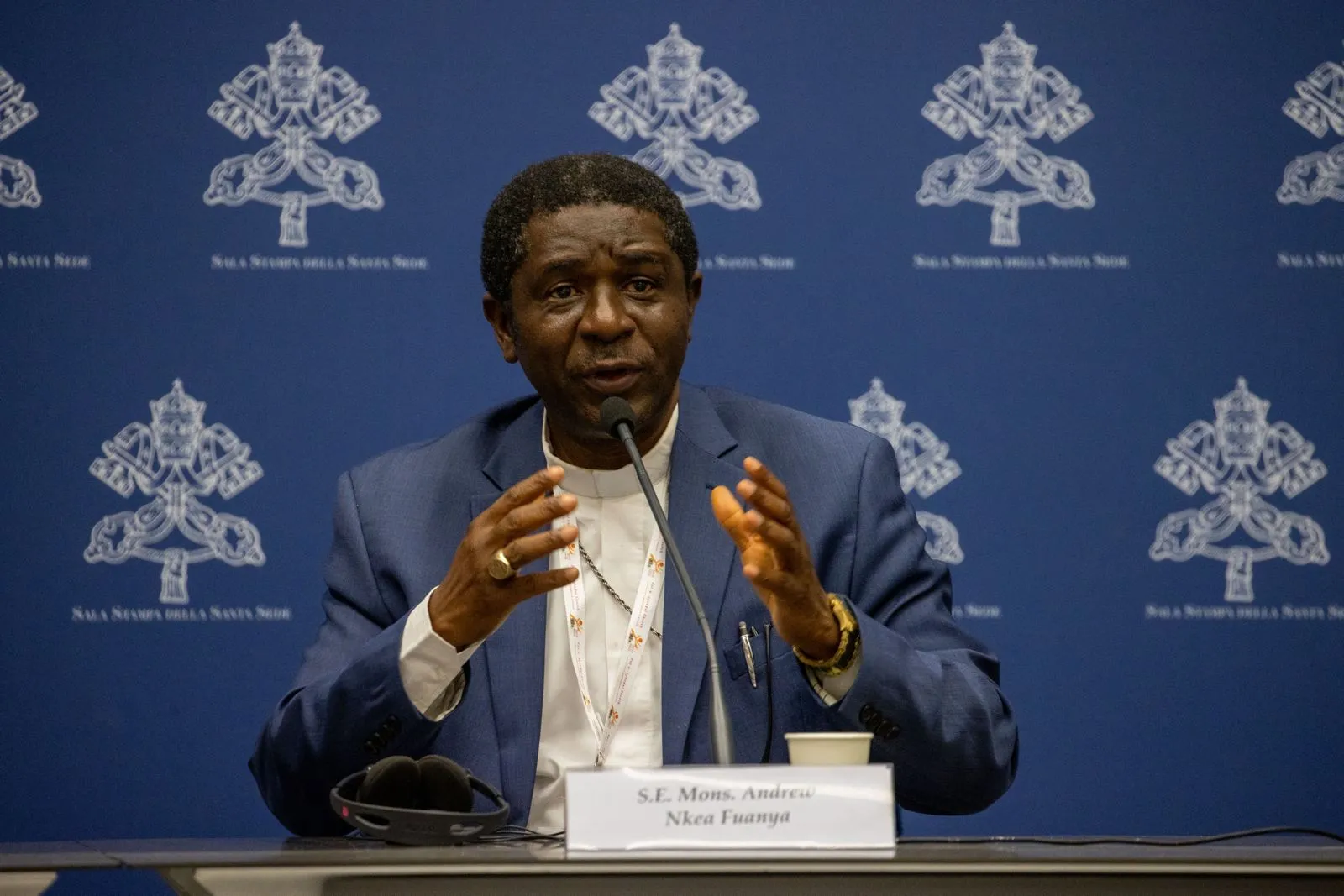 Archbishop Andrew Nkea Fuanya of Bamenda, Cameroon, said at an Oct. 12 briefing that the Synod on Synodality is “a chance for the voice of Africa to be heard.”?w=200&h=150