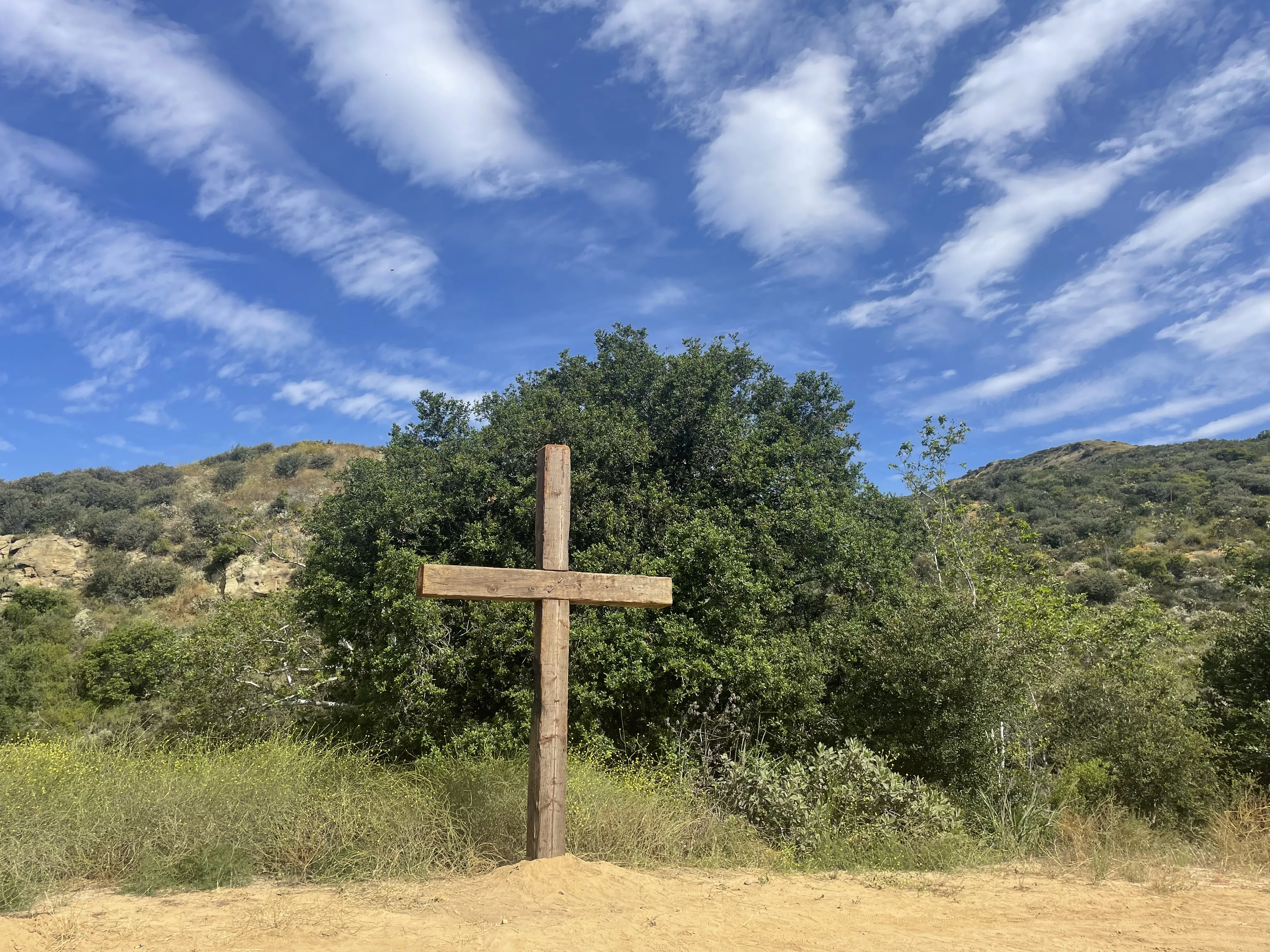 Cross installed after Father's Day 2023 at Santiago Retreat Center, Orange County, California.?w=200&h=150
