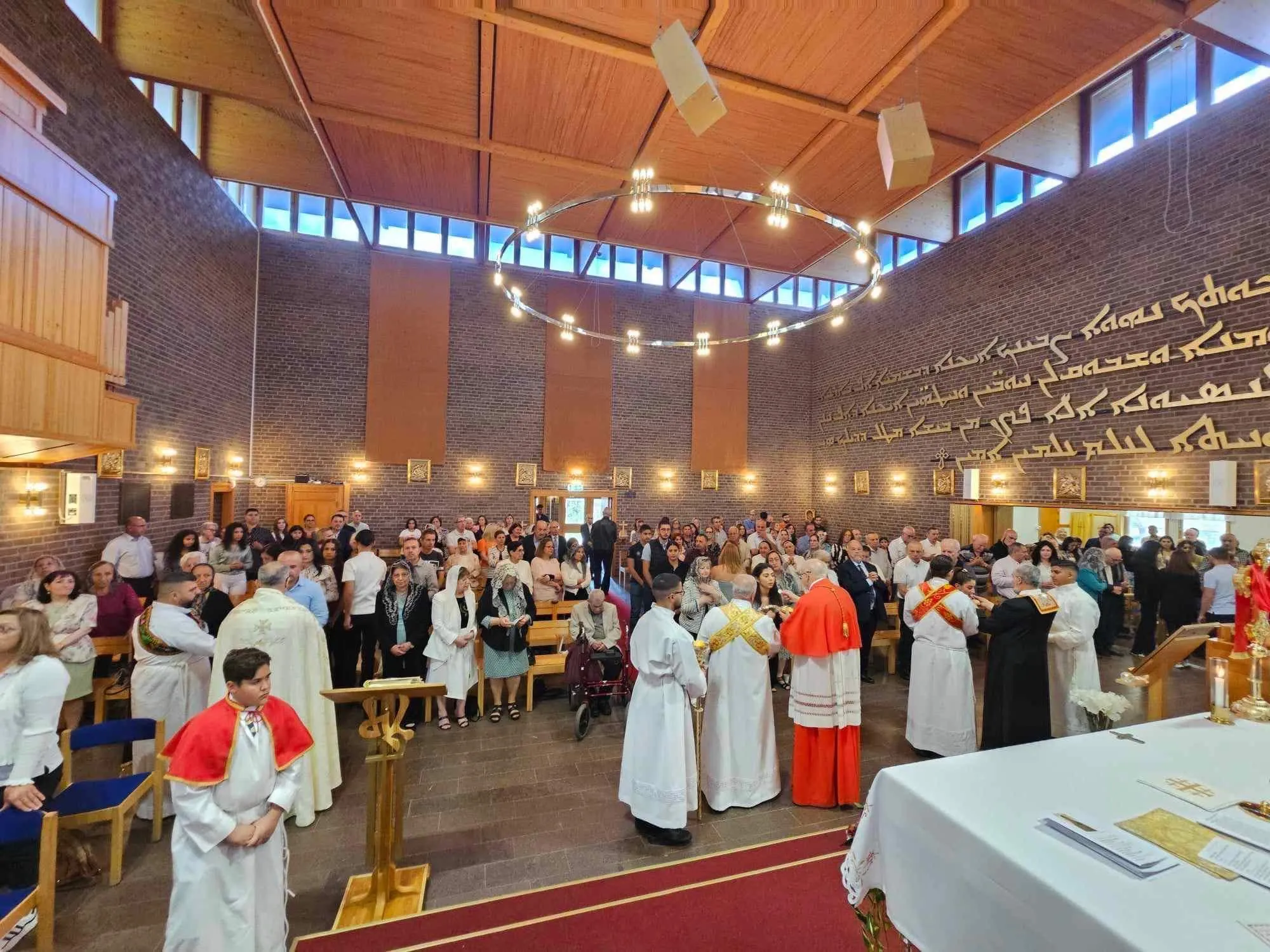 The world’s fourth shrine of Mary, Mother of Persecuted Christians, was dedicated at the Holy Martyrs Syriac Catholic Church in Kista, Northern Stockholm, in Sweden on July 22, 2023.?w=200&h=150
