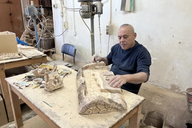 2019t Inside the Zakharia Brothers workshop in Bethlehem