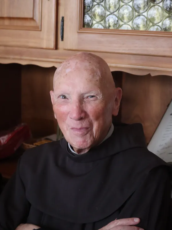 Ninety-one-year-old veteran Vatican confessor Brother Otmar Egloff. Credit: Franciscan.ch